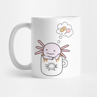 Axolotl in a Coffee Mug Cute Meme Funny Food Kawaii Art Mug
